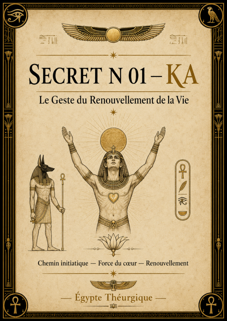 SECRET N°01 — Le Ka en Égypte ancienne, le Double et la force de vie.